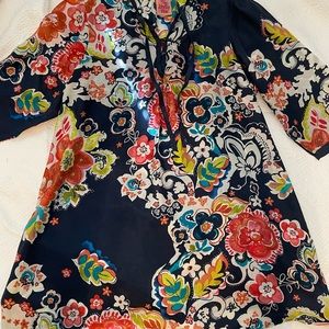 Johnny Was SILK dress /tunic XL 1X